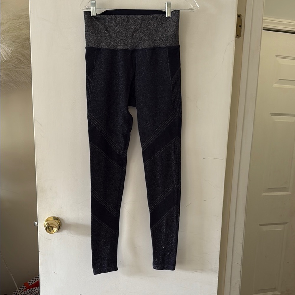 Black and Silver Sparkling Leggings